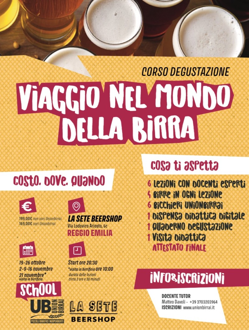 Viaggio nel mondo della birra: REGGIO EMILIA