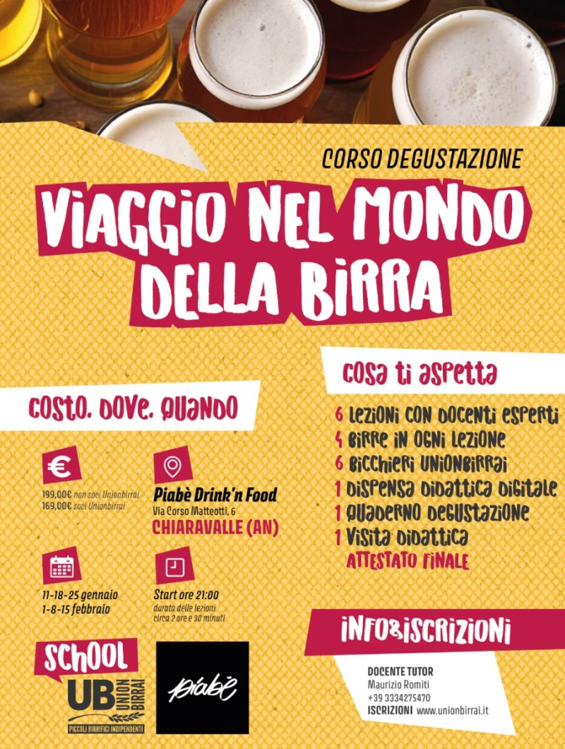 Viaggio nel mondo della birra: CHIARAVALLE (AN)