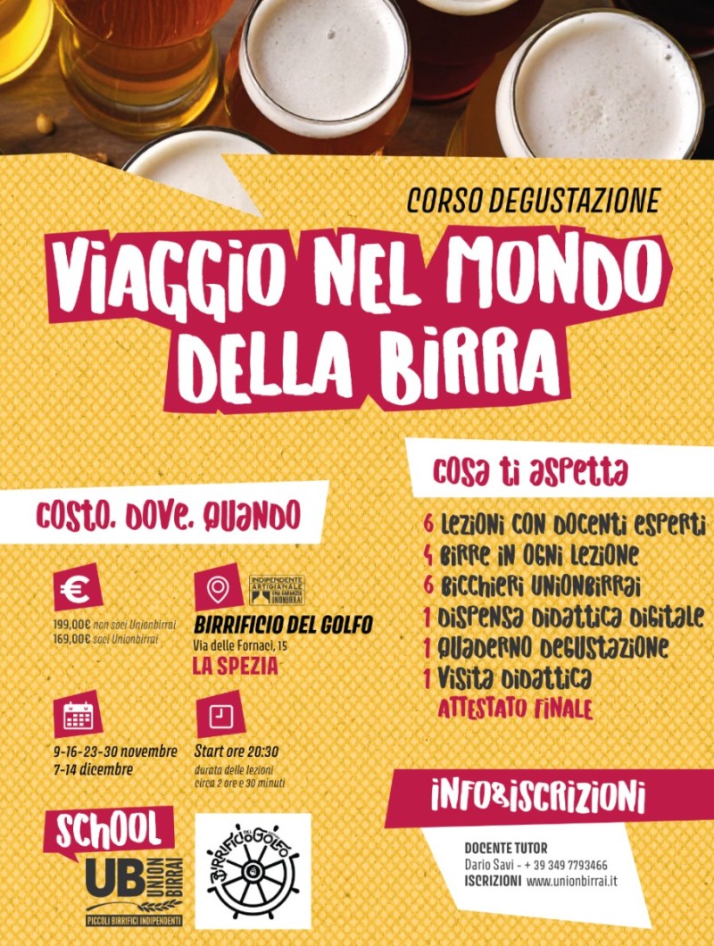 Viaggio nel mondo della birra: LA SPEZIA