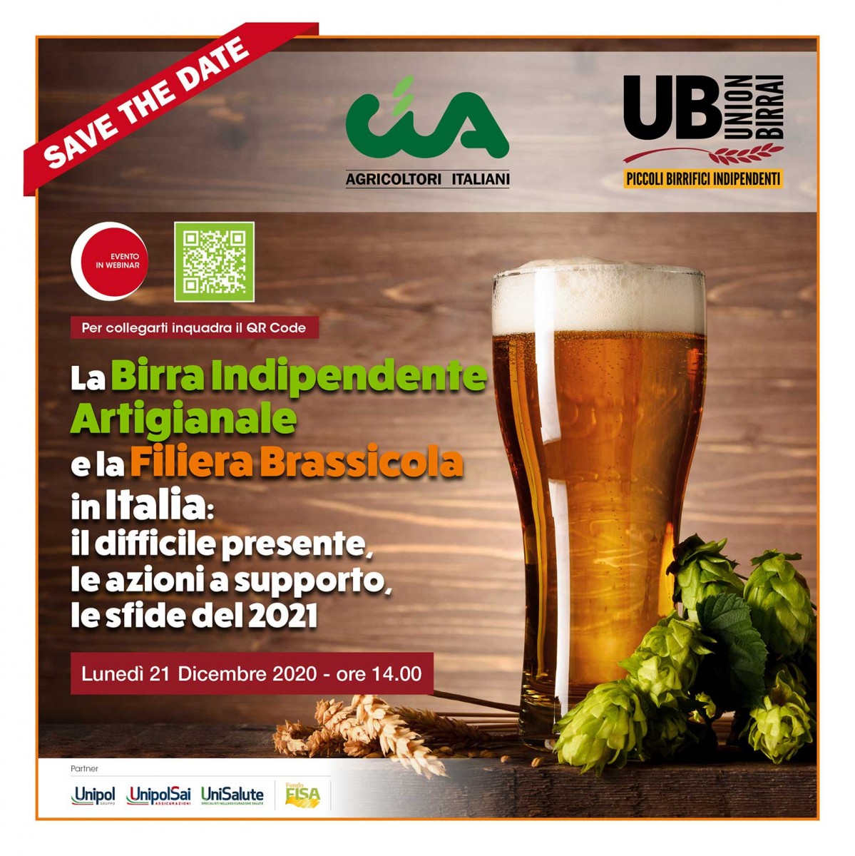 Birra Indipendente Artigianale e Filiera Brassicola in Italia-Webinar CIA  Unionbirrai